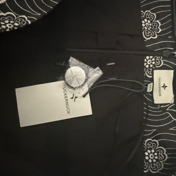 Tuckernuck Strapless Top  XXL 2XL Black Womens Posy Floral Marnie Blouse NWT - Picture 4 of 13